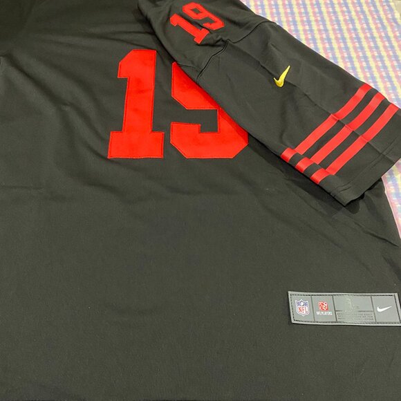 San Francisco 49ers Black Jersey Samuel No. 19 - Picture 3 of 7
